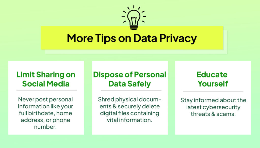 More Tips on Data Privacy